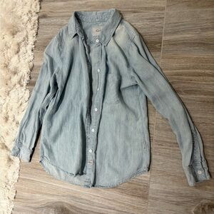 Rails Light Blue Casual Button Down Shirt